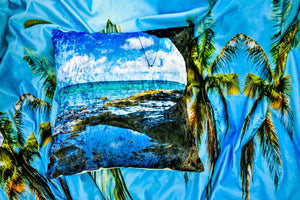 Smuggler's Cove St. Lucia Throw Pillow Cover